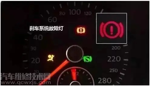 汽车仪表盘故障灯标志图解大全
