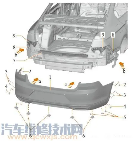 汽车前后保险杠的拆卸和安装步骤流程（图解）