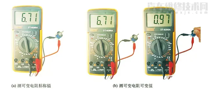 可变电阻（电位器）的检测方法 可调电阻好坏判断