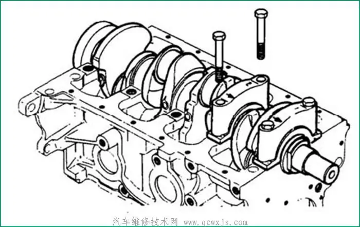 发动机装配过程 缸体部分曲轴的安装